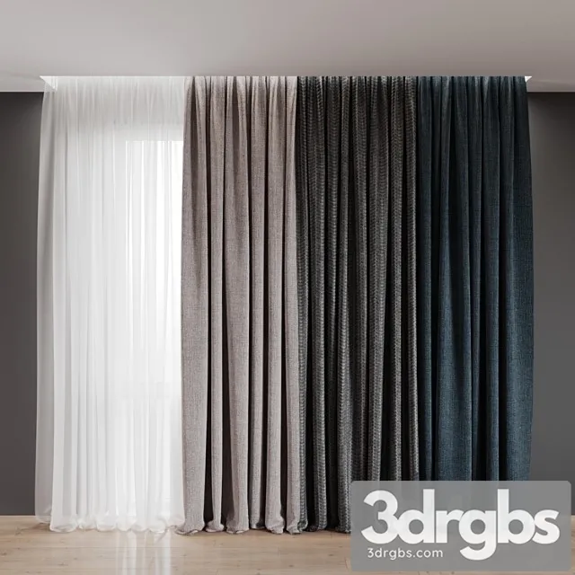 Curtain 8 3D Model Free
