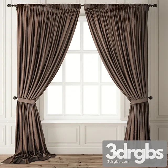 Curtain 80 3D Model Free