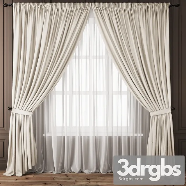 Curtain 81 3D Model Free