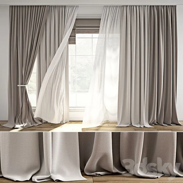 Curtain 817 3D Model
