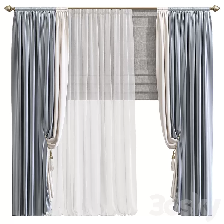 Curtain 819 3D Model