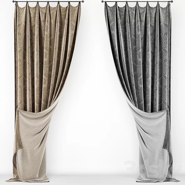 Curtain 82 3D Model