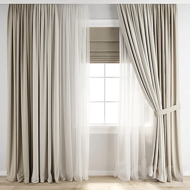 Curtain 820 3D Model