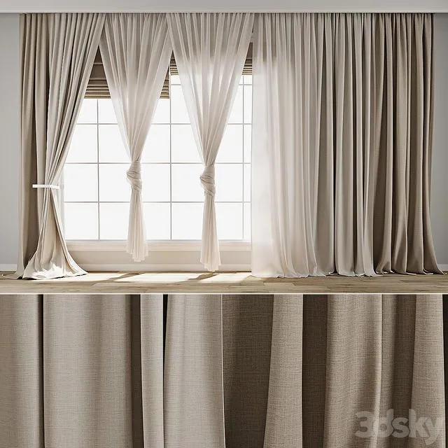 Curtain 843 3D Model