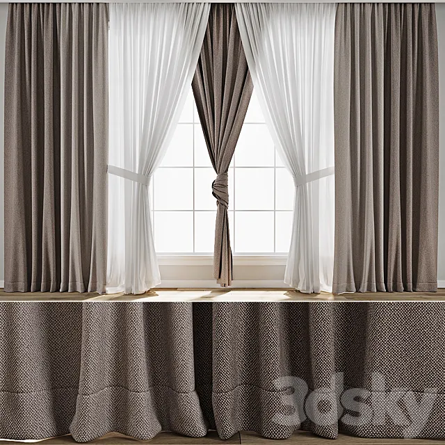 Curtain 844 3D Model