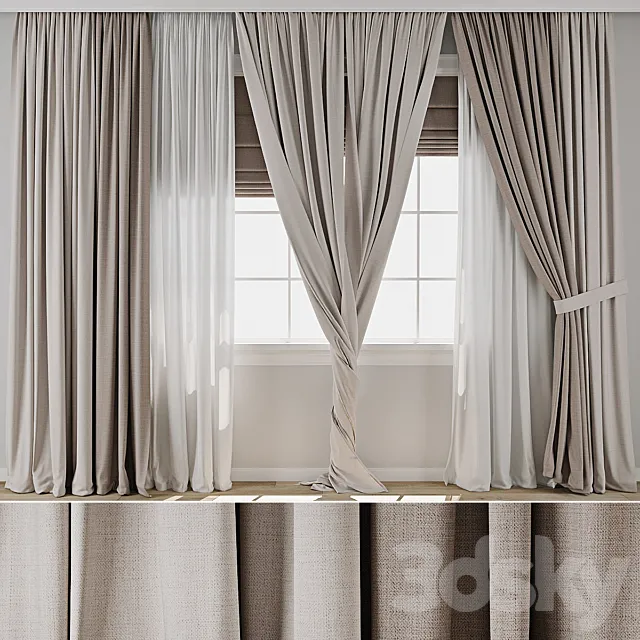 Curtain 853 3D Model
