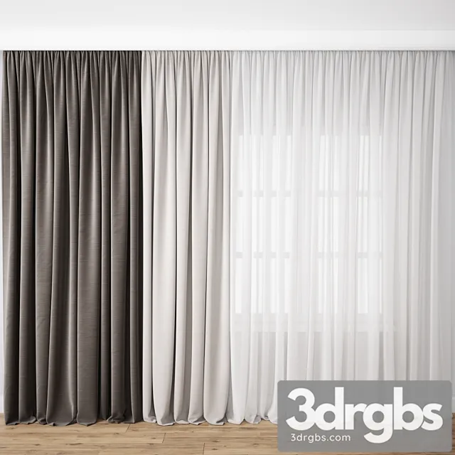 Curtain 86 3D Model Free