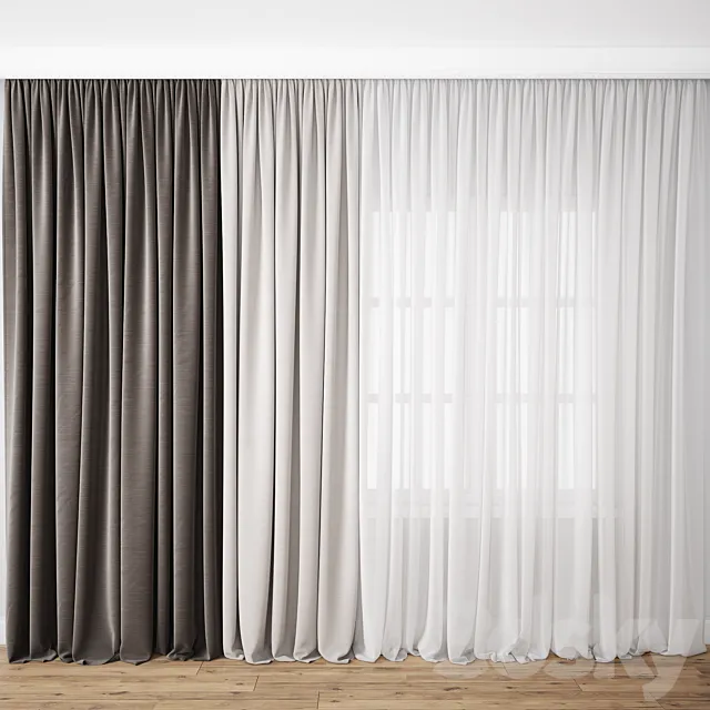Curtain 86 3D Model