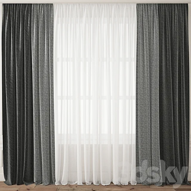 Curtain 87 3D Model