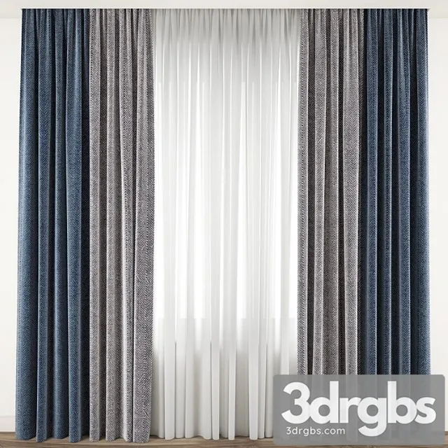 Curtain 87 3D Model Free