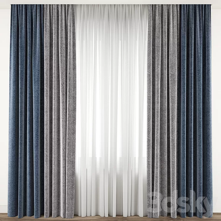 Curtain 87 3D Model