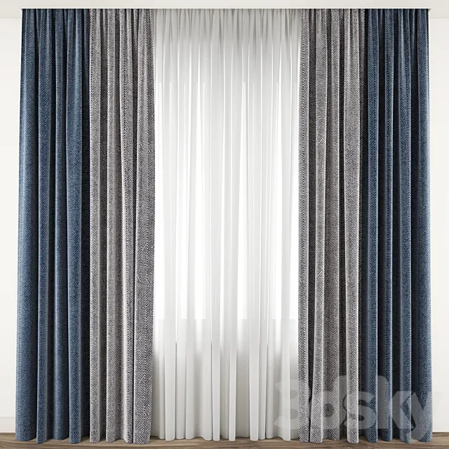 Curtain 87 3D Model