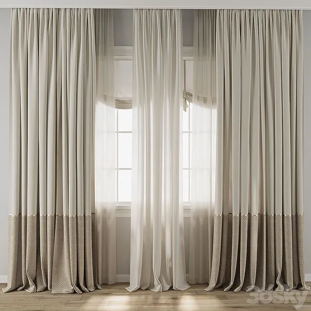 Curtain 878 3D Model