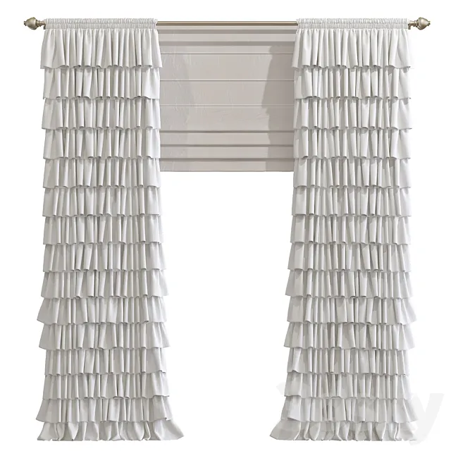 Curtain 879 3D Model