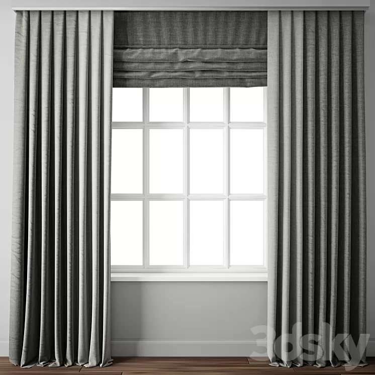 Curtain 88 3D Model