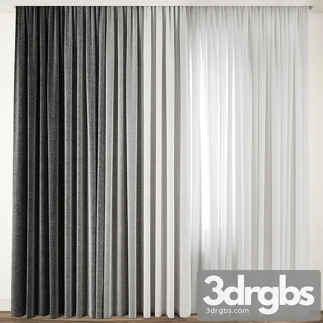 Curtain 88 4 3D Model Free