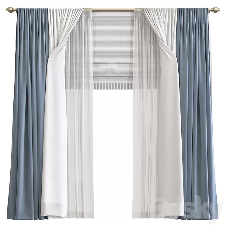 Curtain 900 3D Model