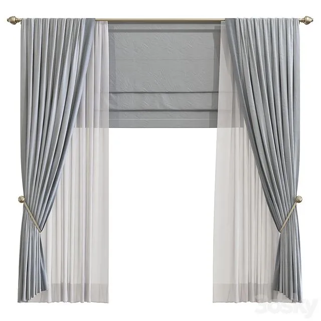 Curtain 905 3D Model