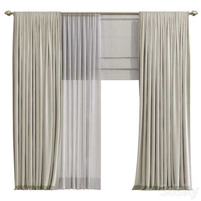 Curtain 906 3D Model