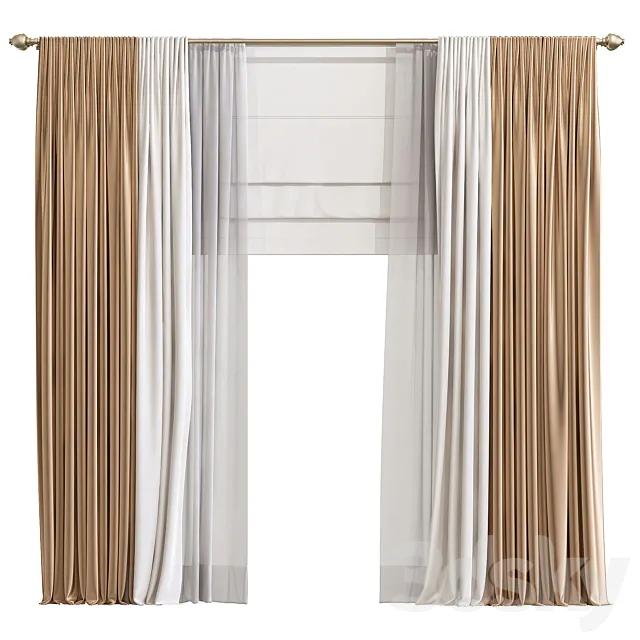 Curtain 908 3D Model