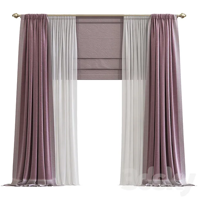 Curtain 912 3D Model
