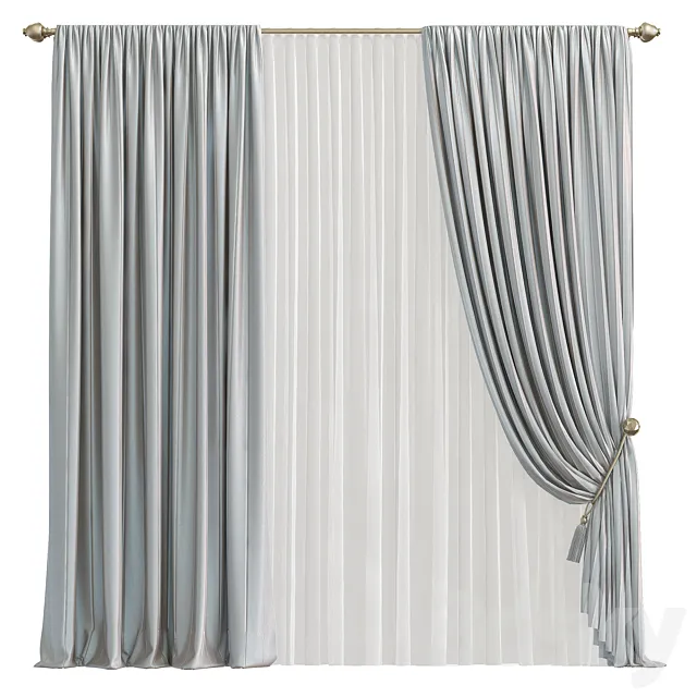 Curtain 915 3D Model