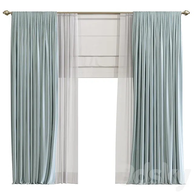 Curtain 917 3D Model