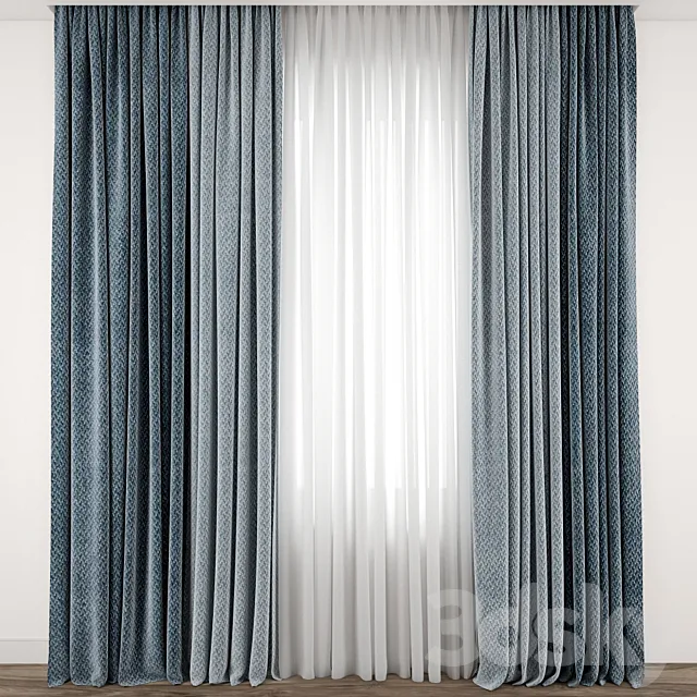 Curtain 92 3D Model