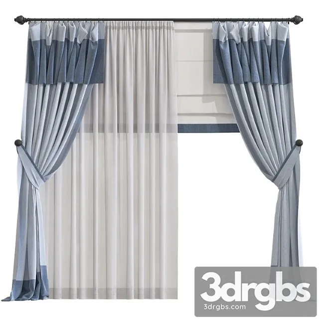Curtain 945 3D Model Free