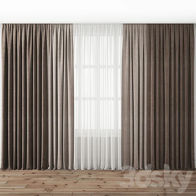 Curtain 97 3D Model