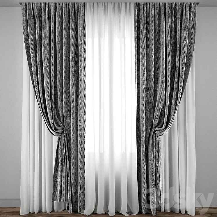 Curtain 97 3D Model