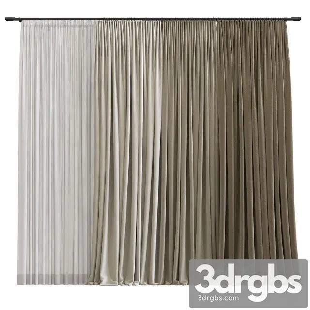 Curtain 985 3D Model Free