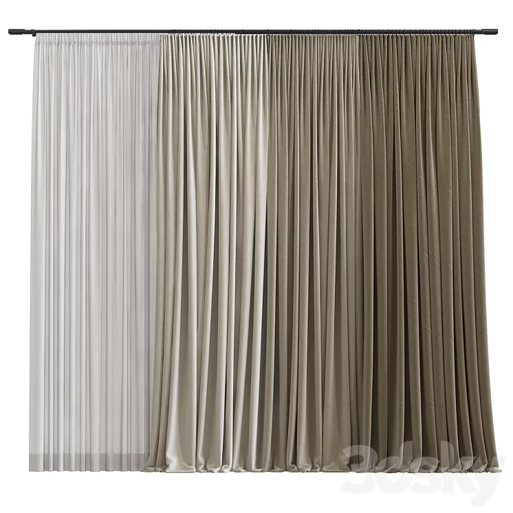 Curtain 985 3D Model
