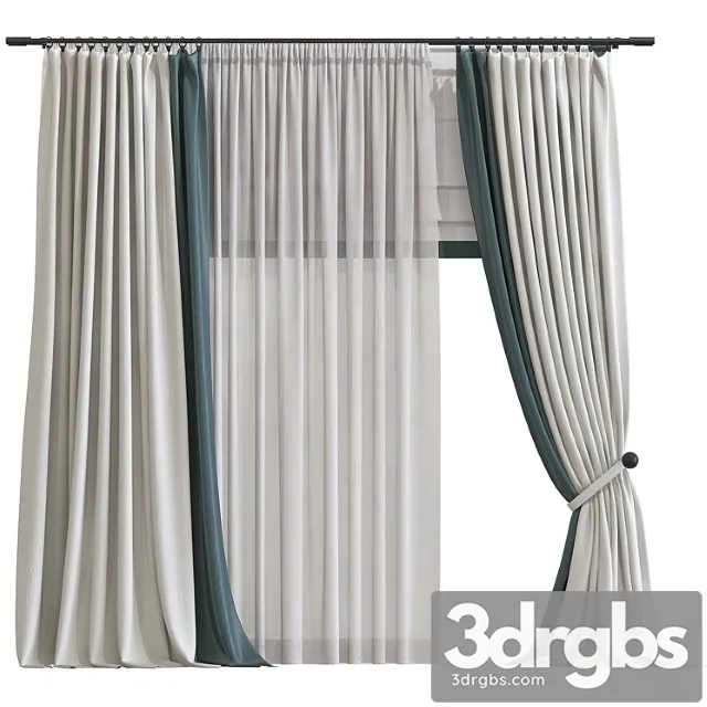 Curtain 989 3D Model Free