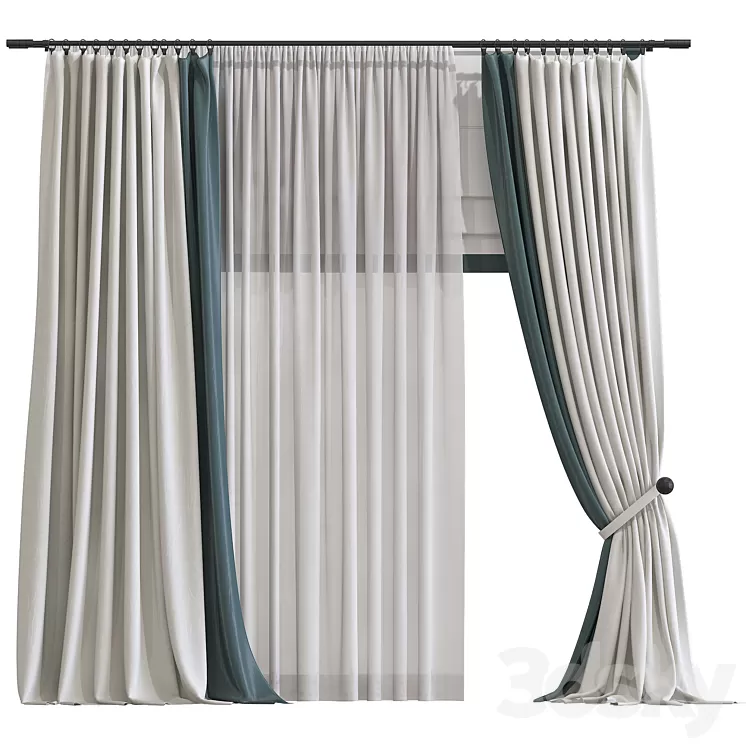 Curtain 989 3D Model