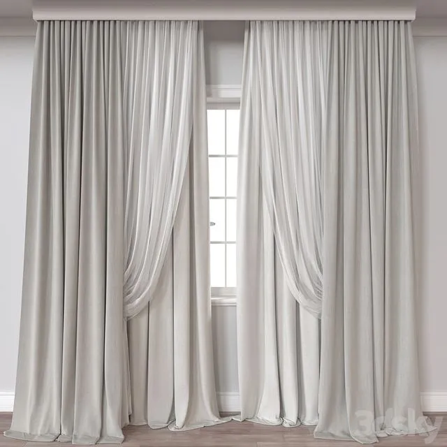 Curtain A410 3D Model