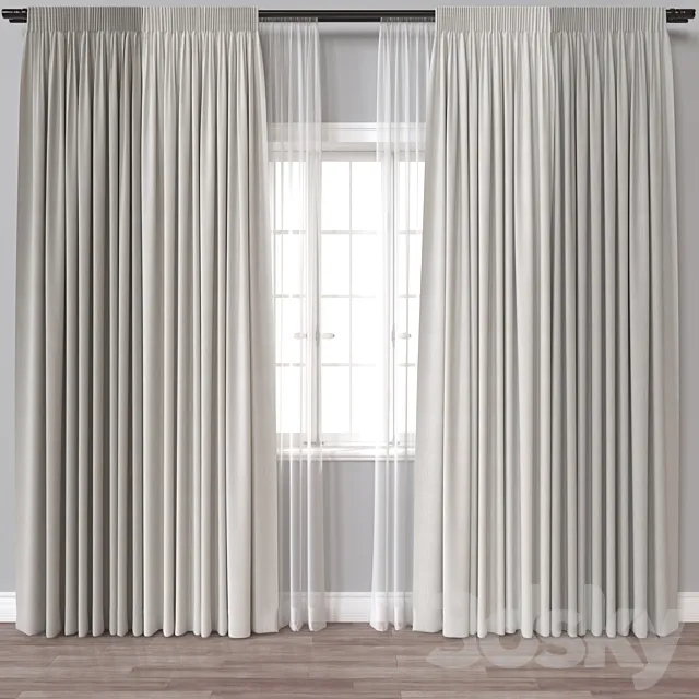Curtain A480 3D Model