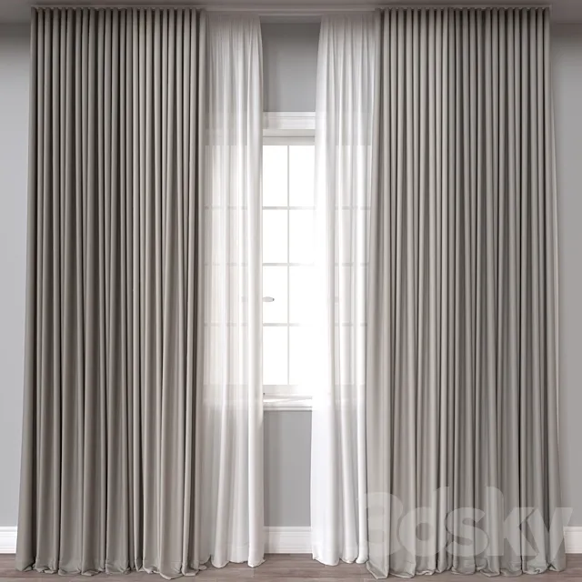 Curtain A535 3D Model