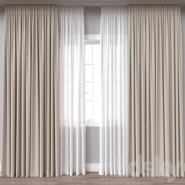 Curtain A613 3D Model