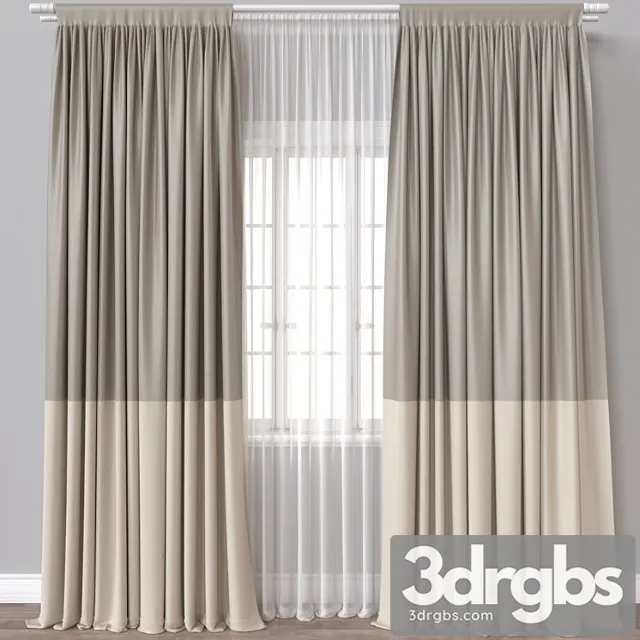 Curtain A640 3D Model Free