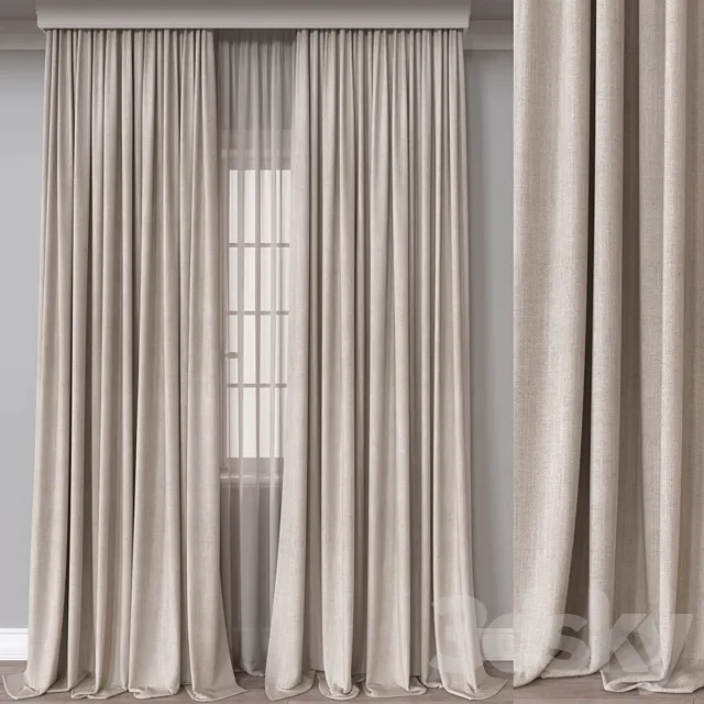 Curtain A801 3D Model