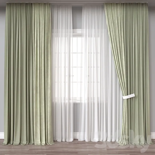 Curtain A823 3D Model