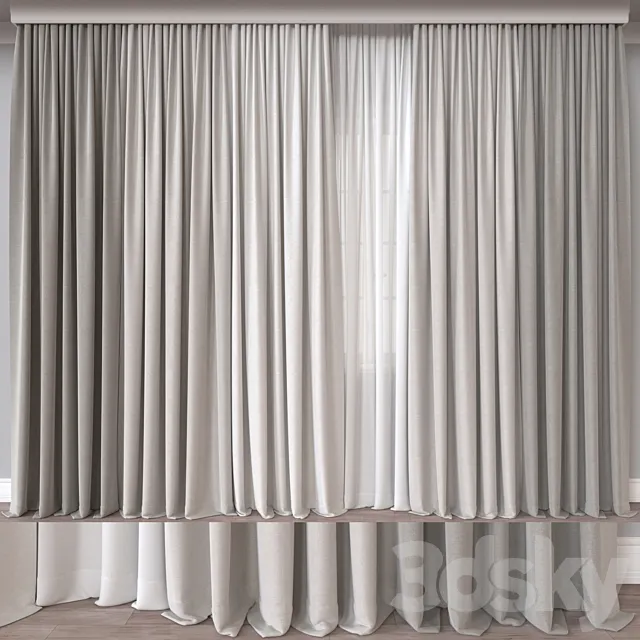 Curtain A848 3D Model