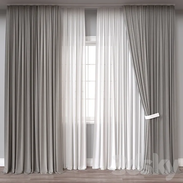 Curtain A868 3D Model