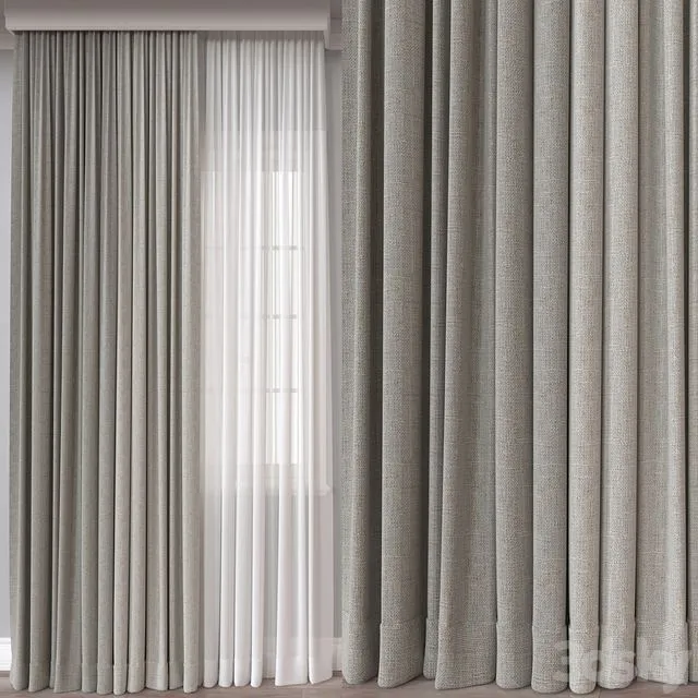 Curtain A876 3D Model