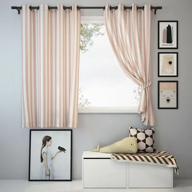 Curtain and decor 3 3D Model