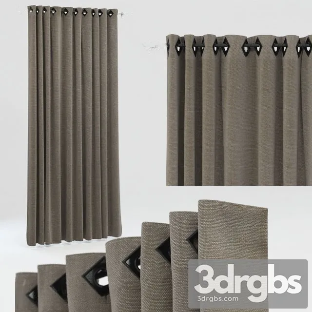 Curtain Blind 3D Model Free
