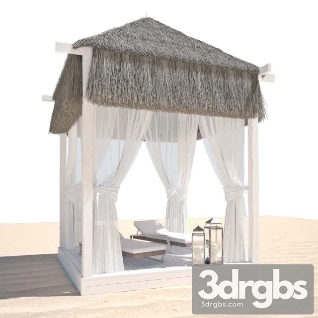 Curtain Bungalow 3D Model Free
