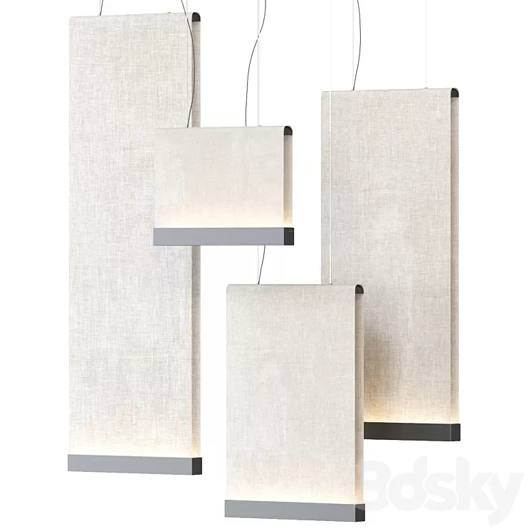 Curtain by Vibia 3D Model Free