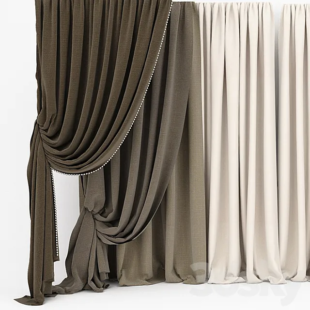 Curtain collection 06 3DModel